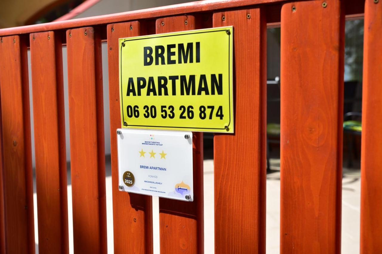 Bremi Apartman Fonyodliget 外观 照片